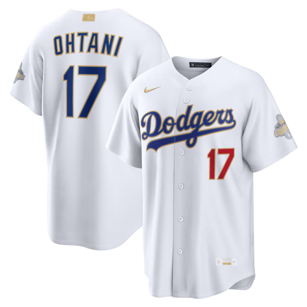 Men's #17 Shohei Ohtani Los Angeles Dodgers Baseball Jersey