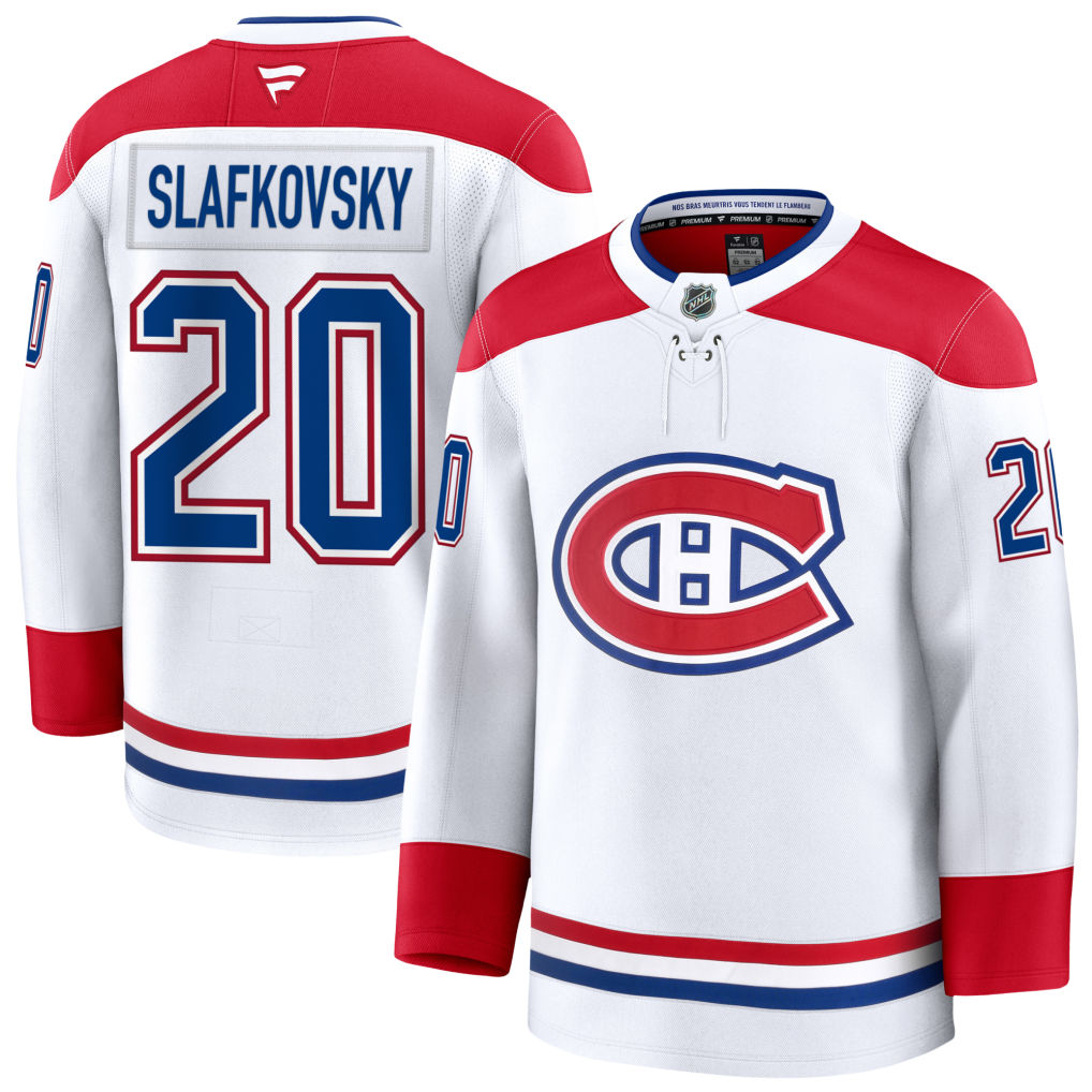 Men's #20 Juraj Slafkovsky Montreal Canadiens NHL Jersey