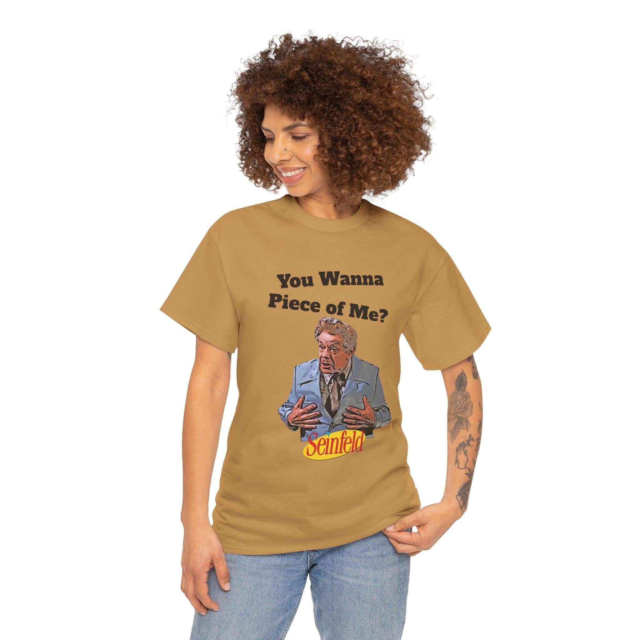 Seinfeld Frank Costanza Unisex Heavy Cotton Tee, Funny TV Show Shirt, Seinfeld Fan Gift, Comedian Costume Top, Seinfeld Quotes Tee
