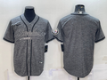 Men's Pittsburgh Steelers Gray Blank Jersey1