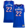 Men's #22 Darryn Peterson Kansas Jayhawks College Basketball Jersey