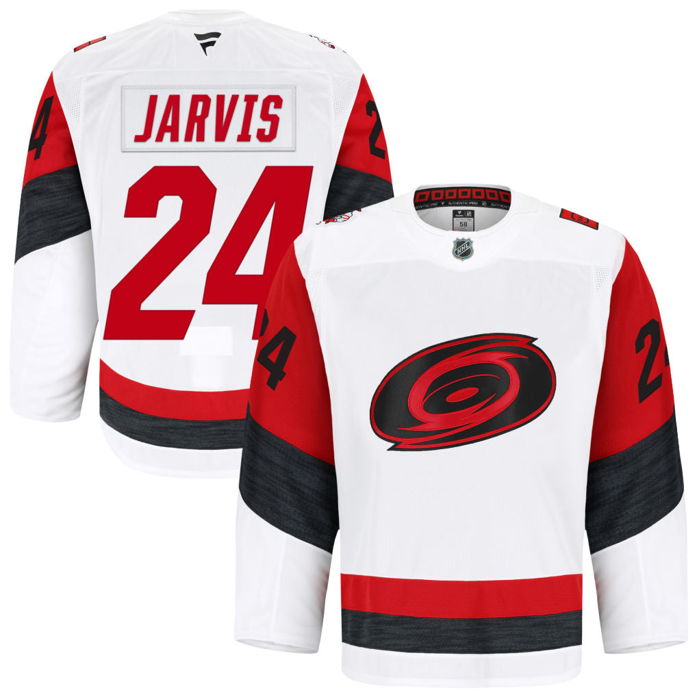 Men's #24 Seth Jarvis  Carolina Hurricanes NHL Jersey