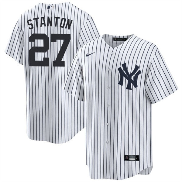 Men's New York Yankees #27 Giancarlo Stanton Baseball Jersey