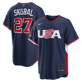 Men's #27 Tarik Skubal USA 2026 World Baseball Classic Baseball Jersey