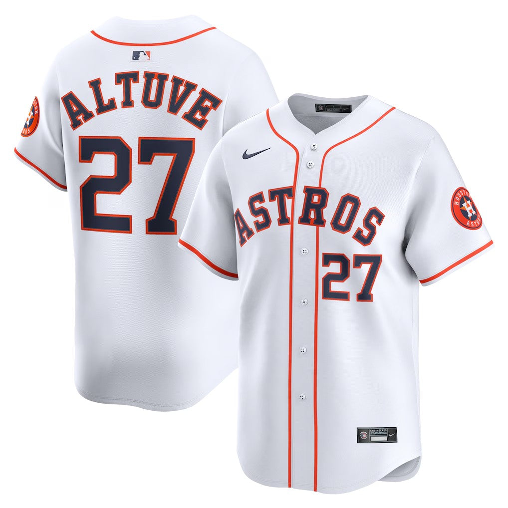 Men's #27 Jose Altuve Houston Astros  Baseball Jersey