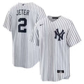 Men's New York Yankees #2 Derek Jeter Baseball Jersey