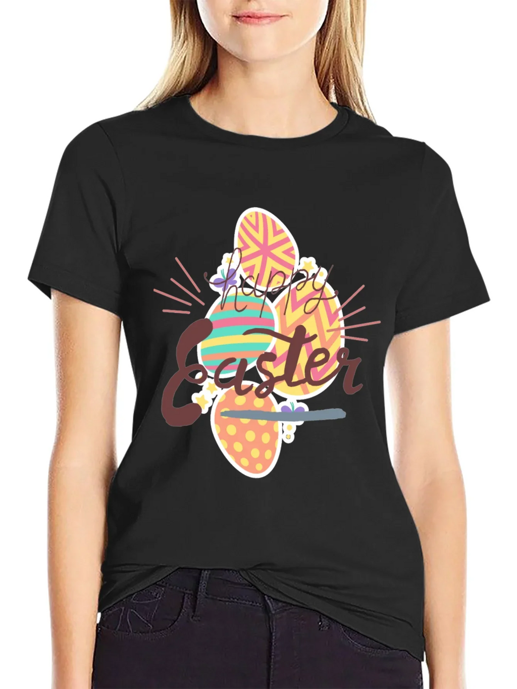 Happy Easter Graphic T-Shirt