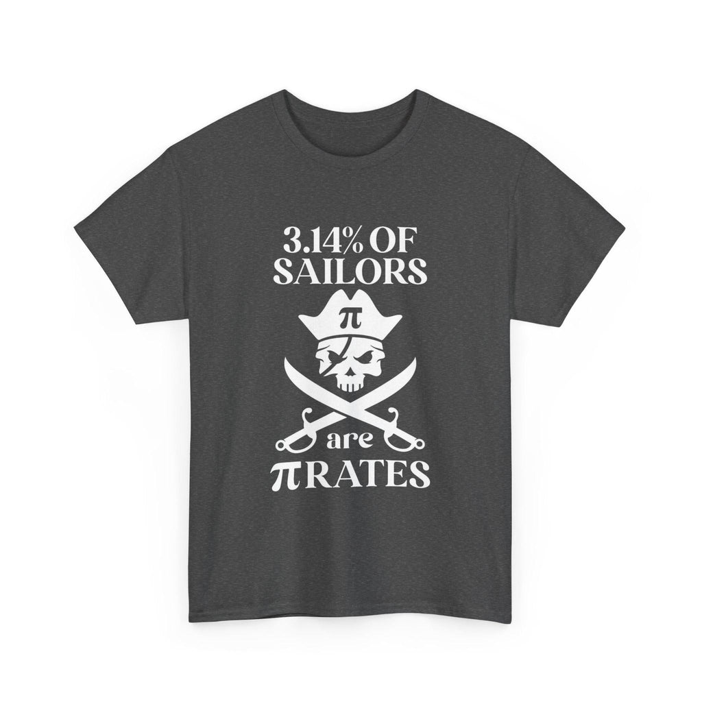 Pirate Humor Tee - 3.14% of Sailors are Pirates, Funny Shirt, Nautical Gift, Math Lover Tee, Unique Halloween Costume