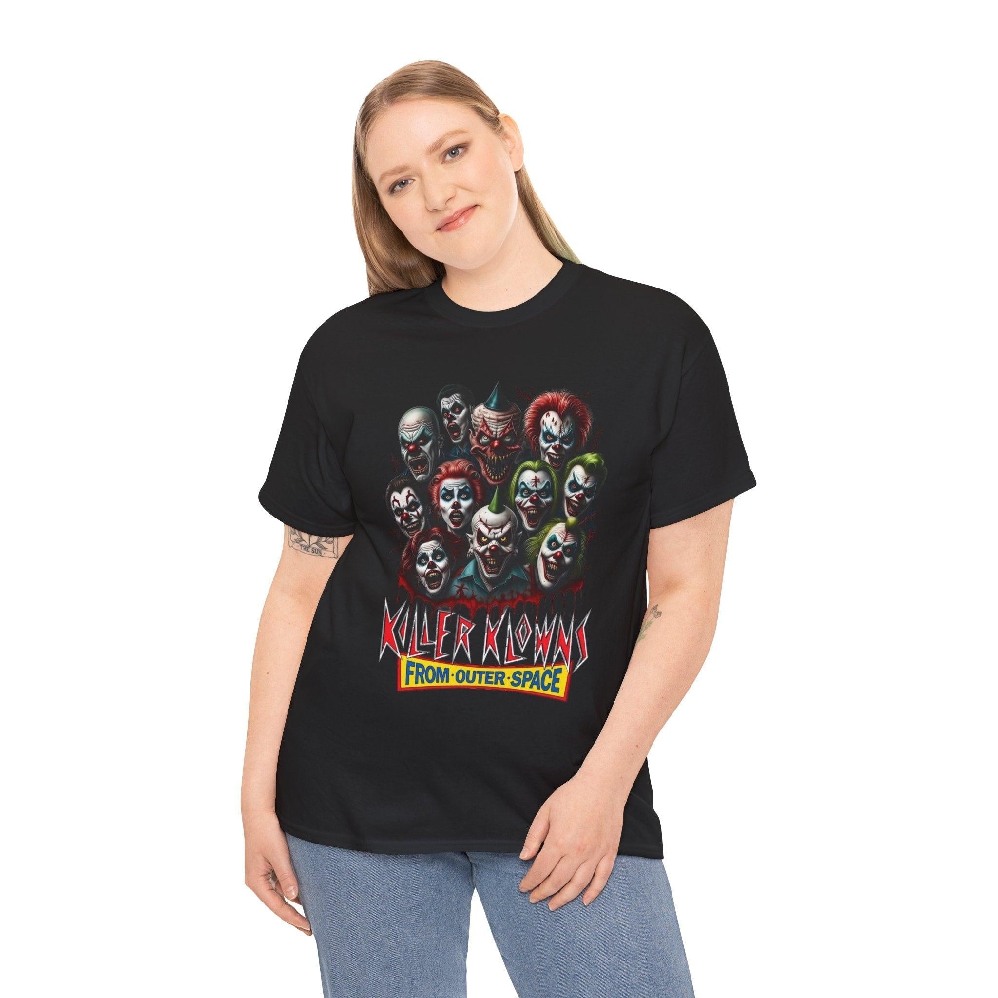 Killer Klown Shirt, Horror Movie Graphic Tee, Clown Movie Fan Tee, Cult Classic Movie Tee, Creepy Circus T-Shirt, Retro Horror Film Top