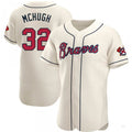 Atlanta Braves #32 Collin McHugh Cream Alternate Jersey Stitches Baseball Jerseys