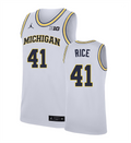 Men's #41 Glen Rice Michigan Wolverines College Basketball Jersey