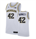 Men's #42 Will Tschetter Michigan Wolverines College Basketball Jersey