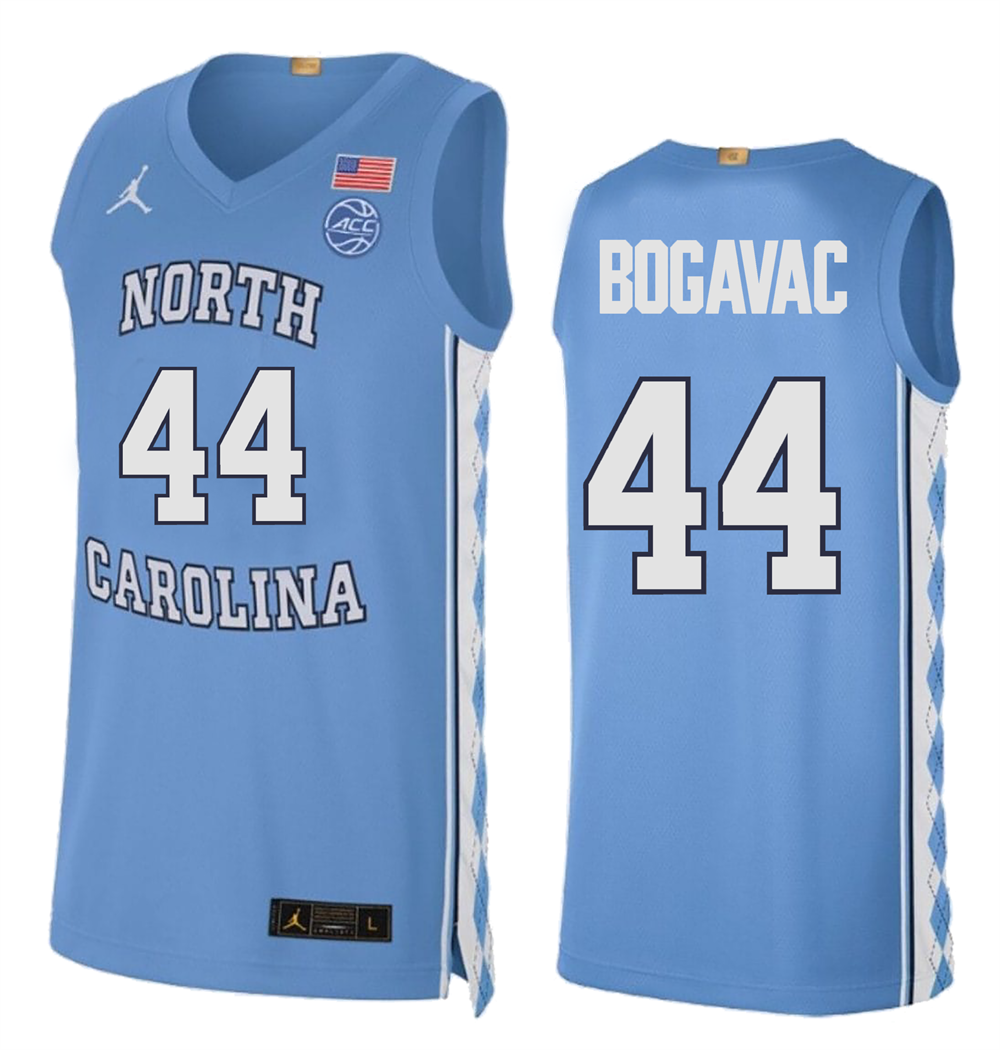 Men's #44 Luka Bogavac North Carolina Tar Heels College Basketball Jersey