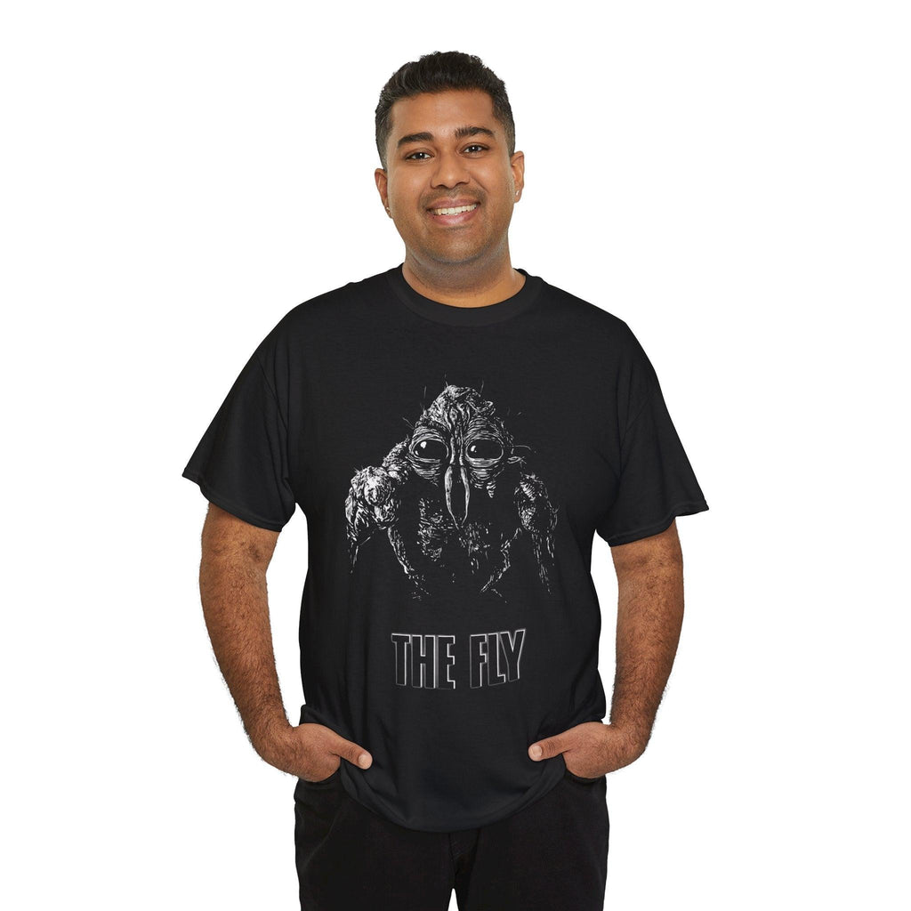 The Fly Horror Movie Unisex Tee Shirt, David Cronenberg Sci-Fi Film Fan Apparel, Graphic Print Cotton T-Shirt, Halloween Classic Movie Tee,