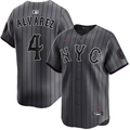Men's #4 Francisco Alvarez New York Mets Baseball Jersey