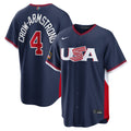 Men's #4 Pete Crow-Armstrong USA 2026 World Baseball Classic Baseball Jersey