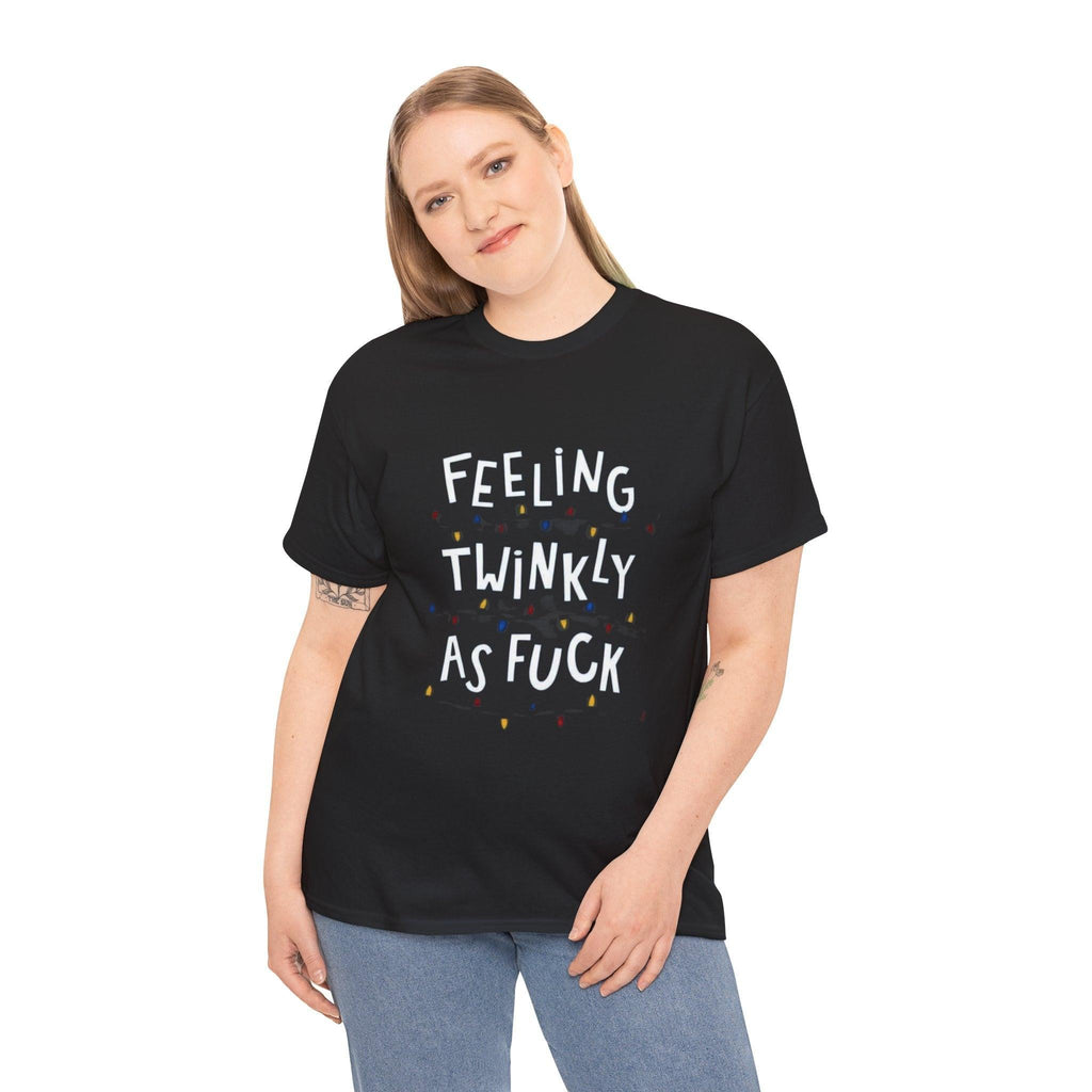 Feeling Twinkly Unisex Tee - Fun Graphic Cotton T-Shirt for Parties, Casual Wear, Gifts, Celebrations, Humor Apparel