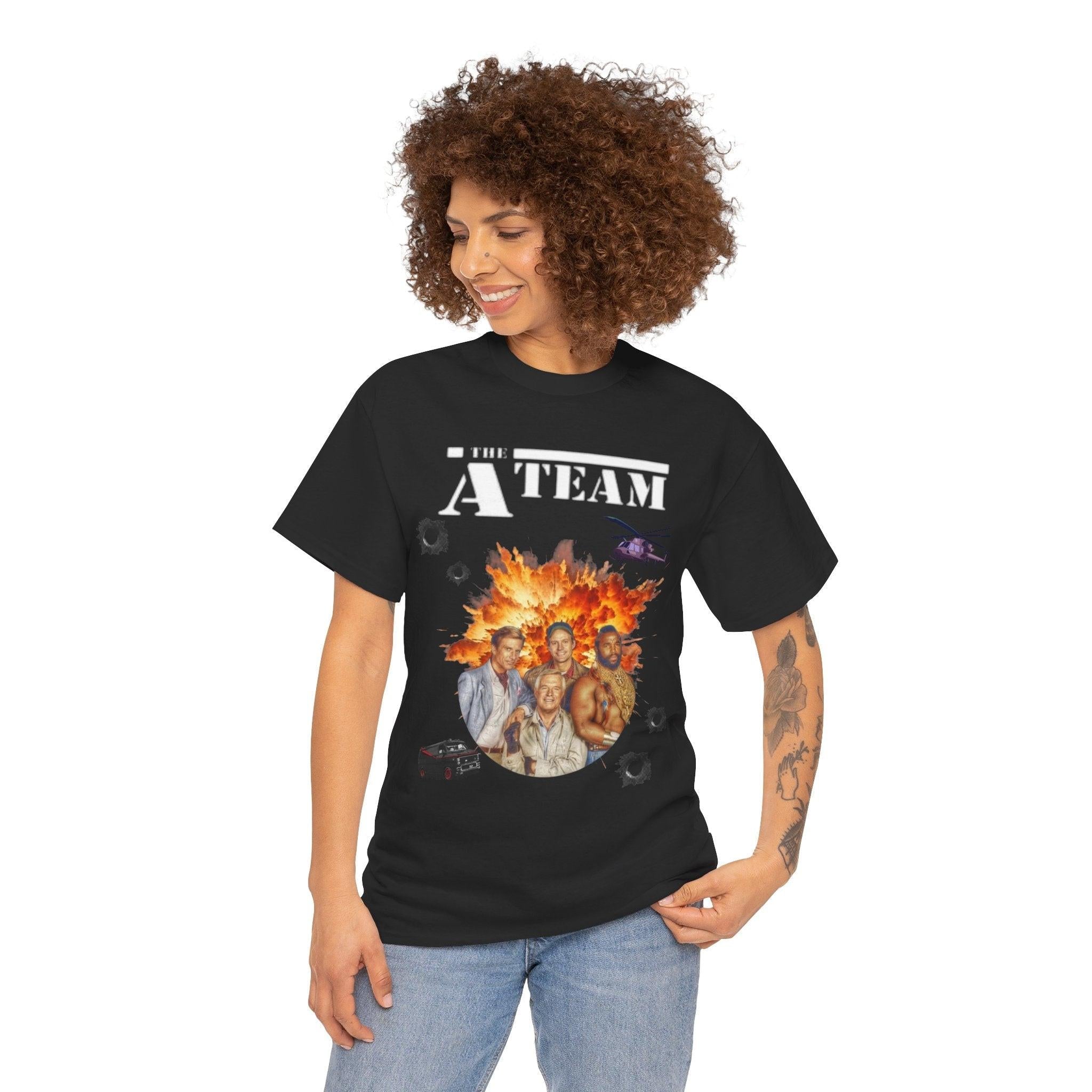 A-Team Unisex Tee, Vintage Graphic T-Shirt, 80s Retro Cotton Shirt, Classic TV Show Top, Pop Culture Wear, Gift for Fans
