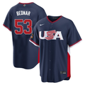 Men's #53 David Bednar USA 2026 World Baseball Classic Baseball Jersey