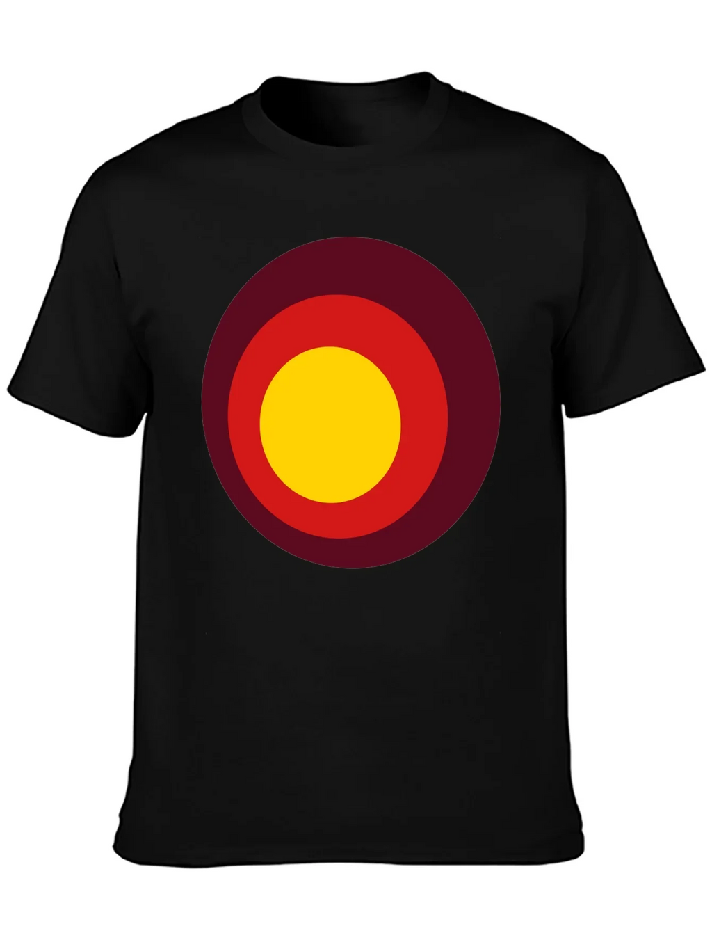 Retro Target Tee - Mens Black Graphic T-Shirt