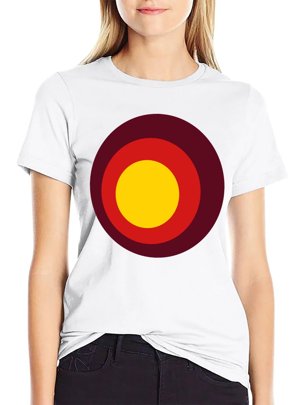 Retro Target Tee - Mens Black Graphic T-Shirt