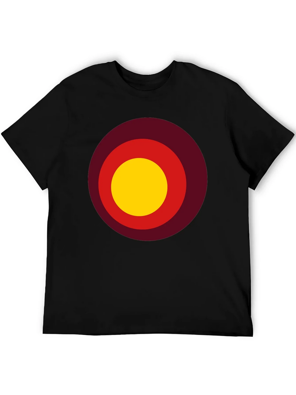 Retro Target Tee - Mens Black Graphic T-Shirt