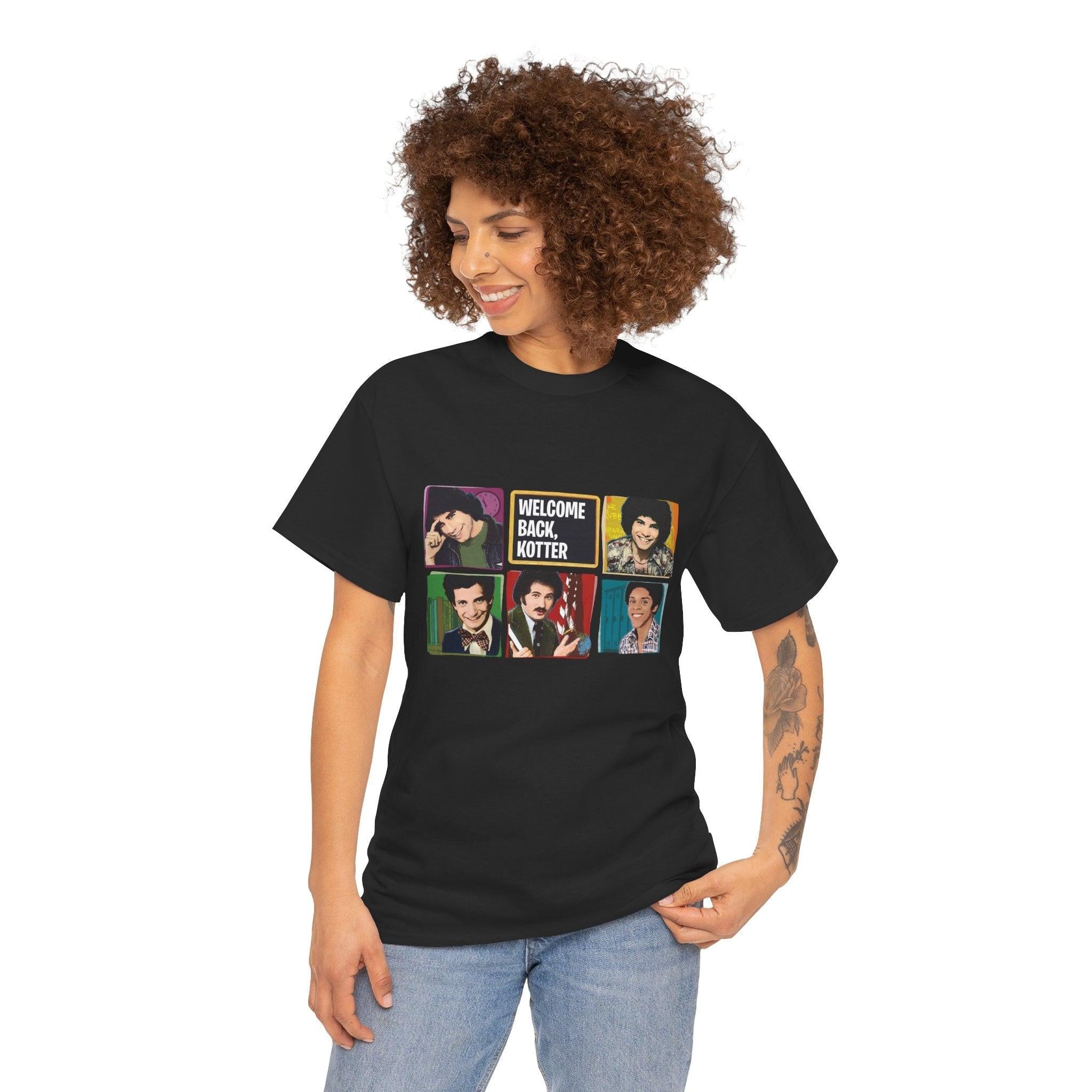 Welcome Back Kotter Unisex Tee Shirt, Classic TV Show Graphic Tee, Retro 70s Gift, Vintage Inspired T-Shirt, Back to School Shirt, Men Women