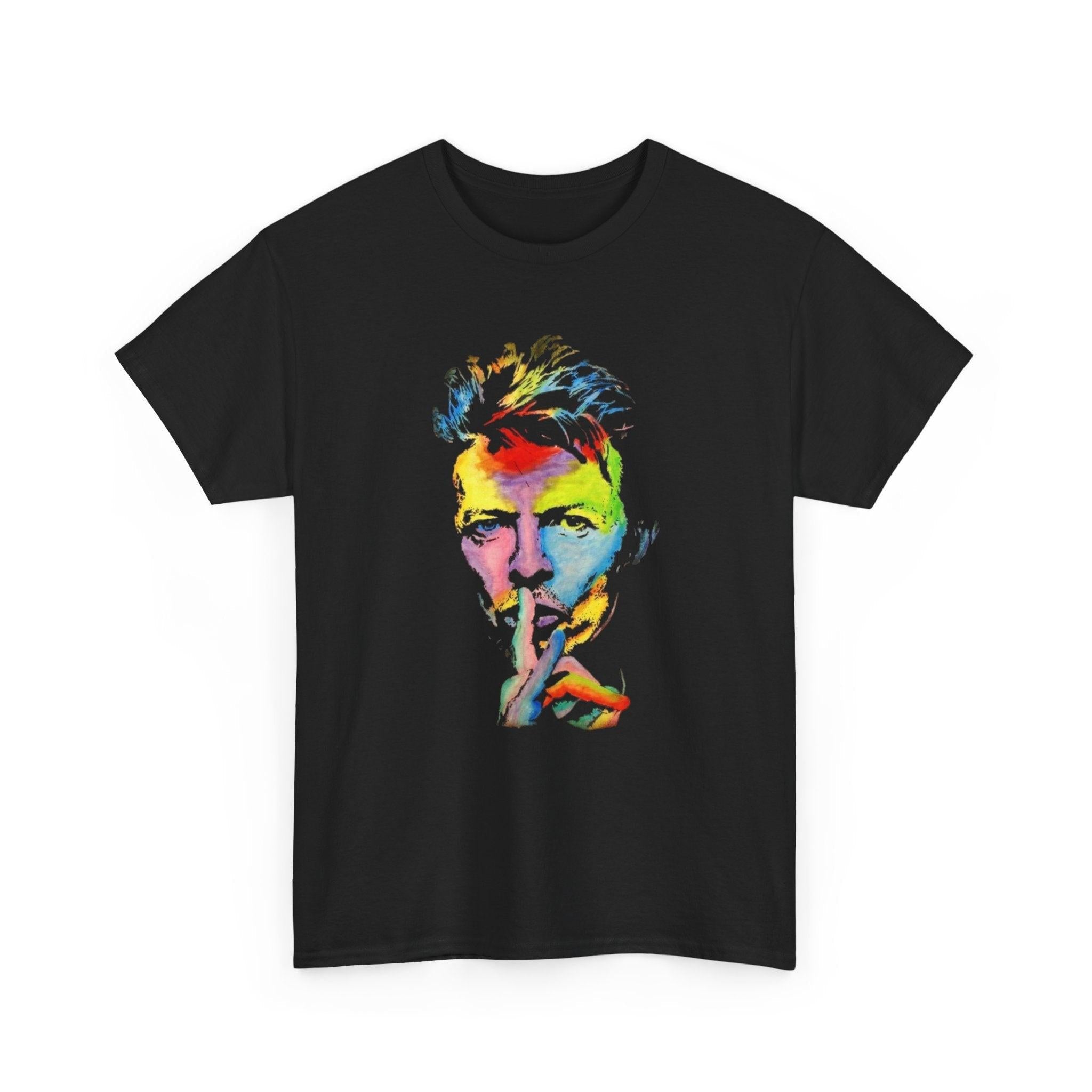 David Bowie Art Unisex Tee, Music Lover Graphic Tee, Rock Band Fan Shirt, Vintage Style T-Shirt, Retro Tee Gift