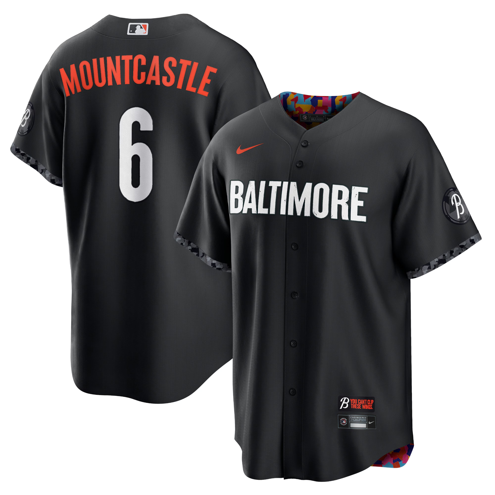 Men's #6 Ryan Mountcastle Baltimore Orioles  Baseball Jersey