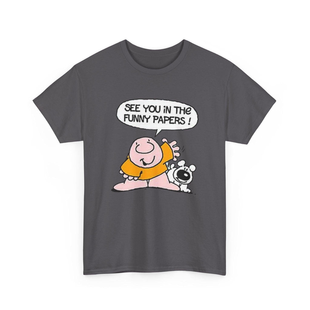 Ziggy Cartoon Unisex Tee, Comic Strip Graphic Shirt, Funny Pages Nostalgia Top, Gift for Cartoon Lovers, Comic Character Tshirt, Newspaper