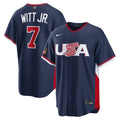 Men's #7 Bobby Witt Jr. USA 2026 World Baseball Classic Baseball Jersey