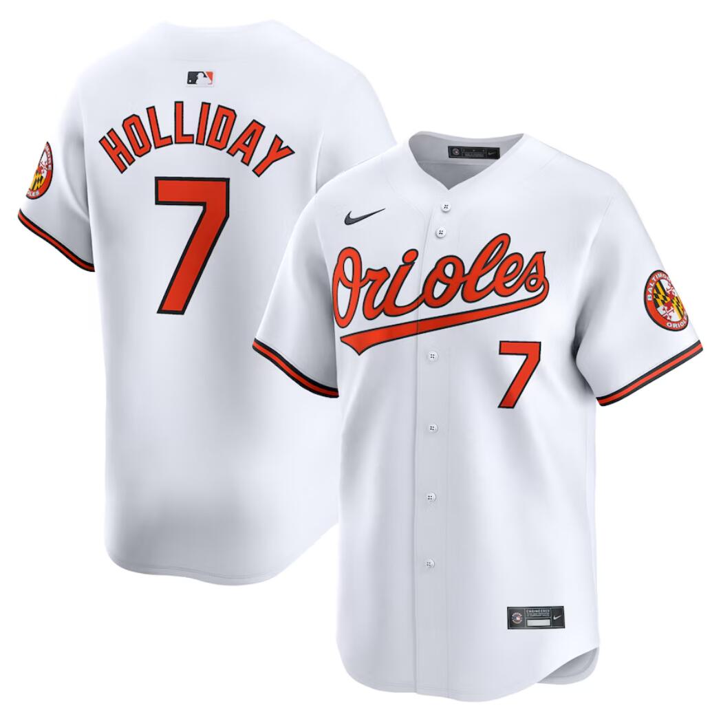 Men's #7 Jackson Holliday Baltimore Orioles  Baseball Jersey