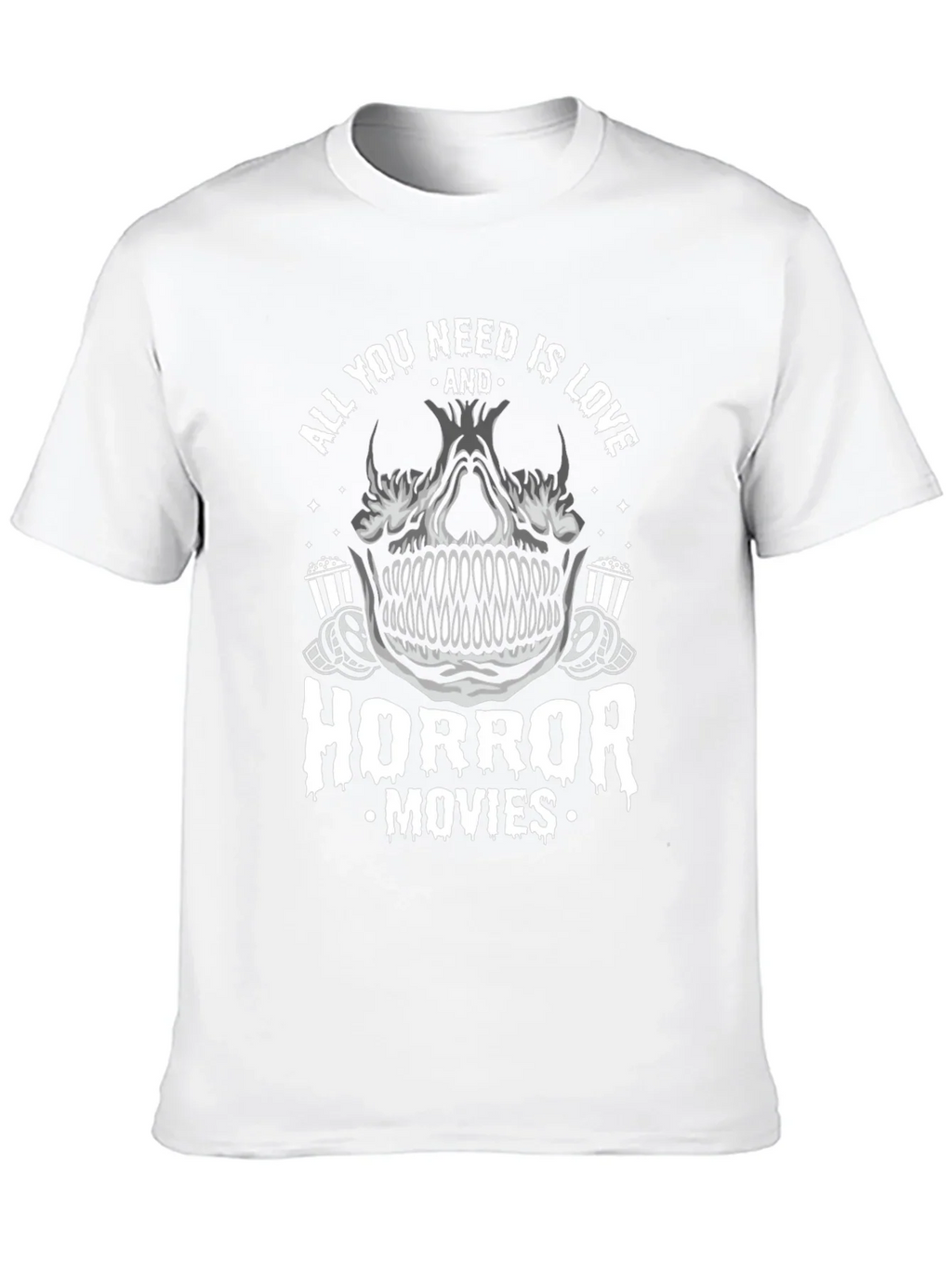 Horror Movies Skull T-Shirt