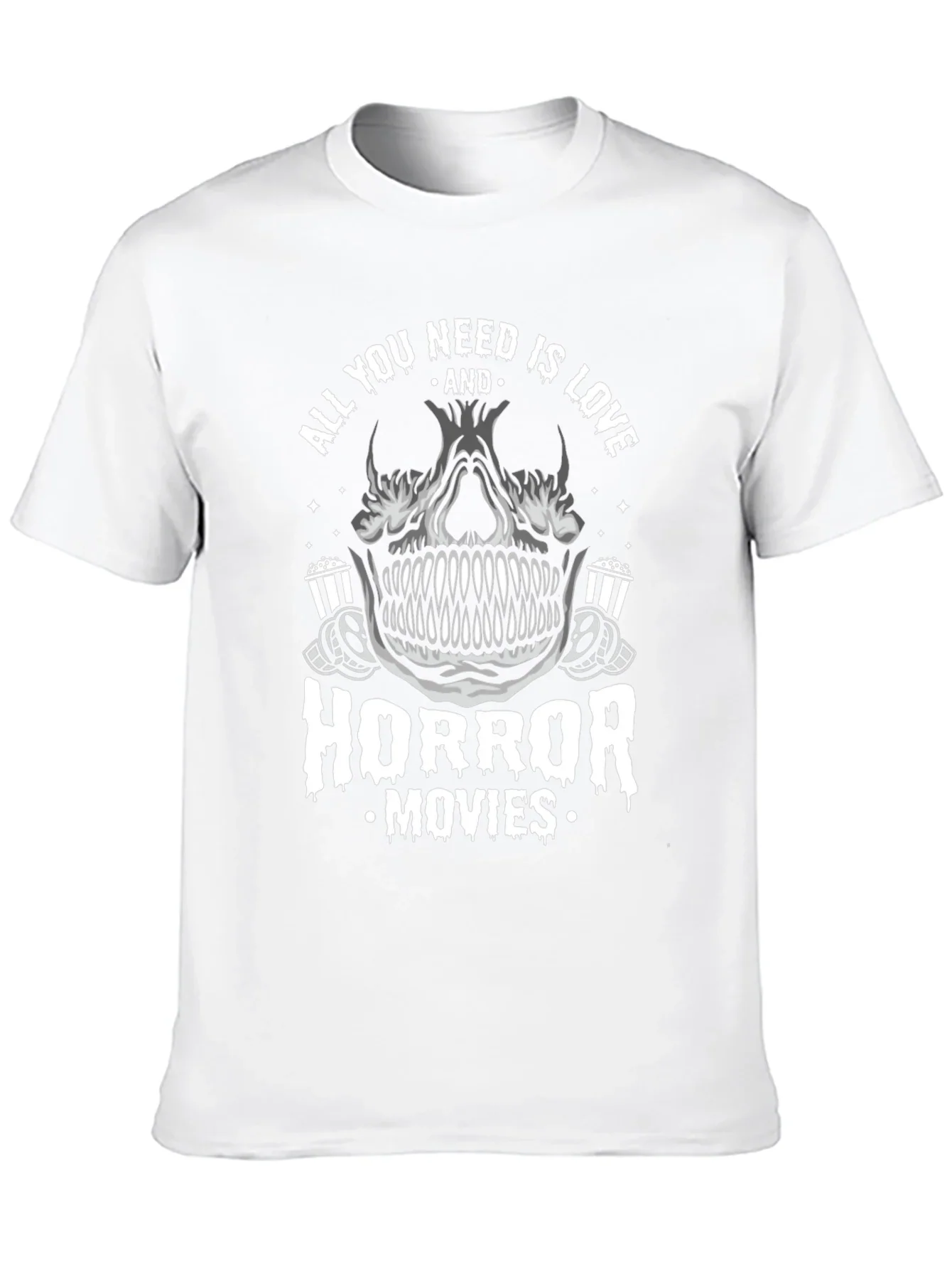 Horror Movies Skull T-Shirt
