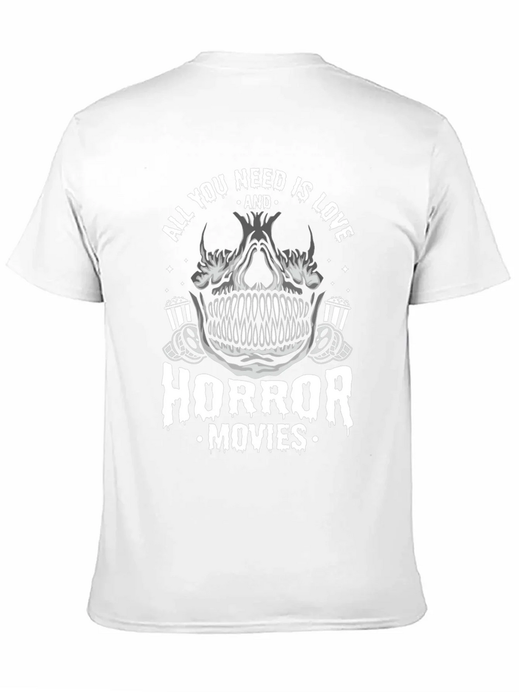Horror Movies Skull T-Shirt