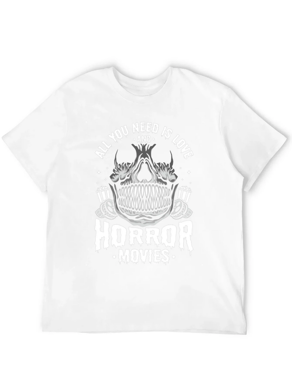 Horror Movies Skull T-Shirt
