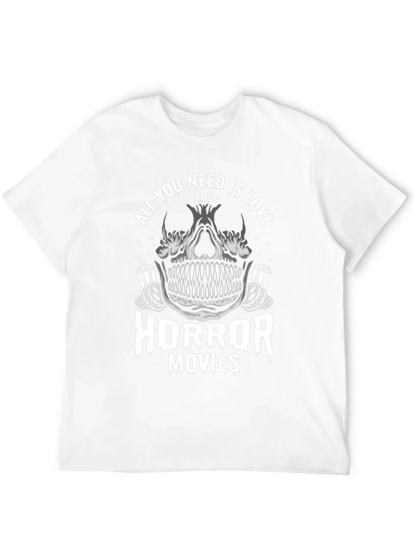 Horror Movies Skull T-Shirt