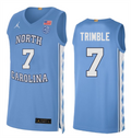 Men's #7 Seth Trimble North Carolina Tar Heels College Basketball Jersey