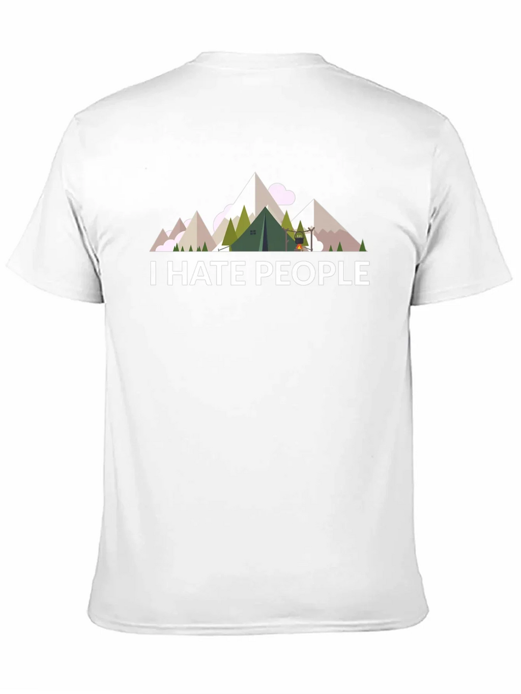 I Hate People T-Shirt - Camping & Hiking Tee