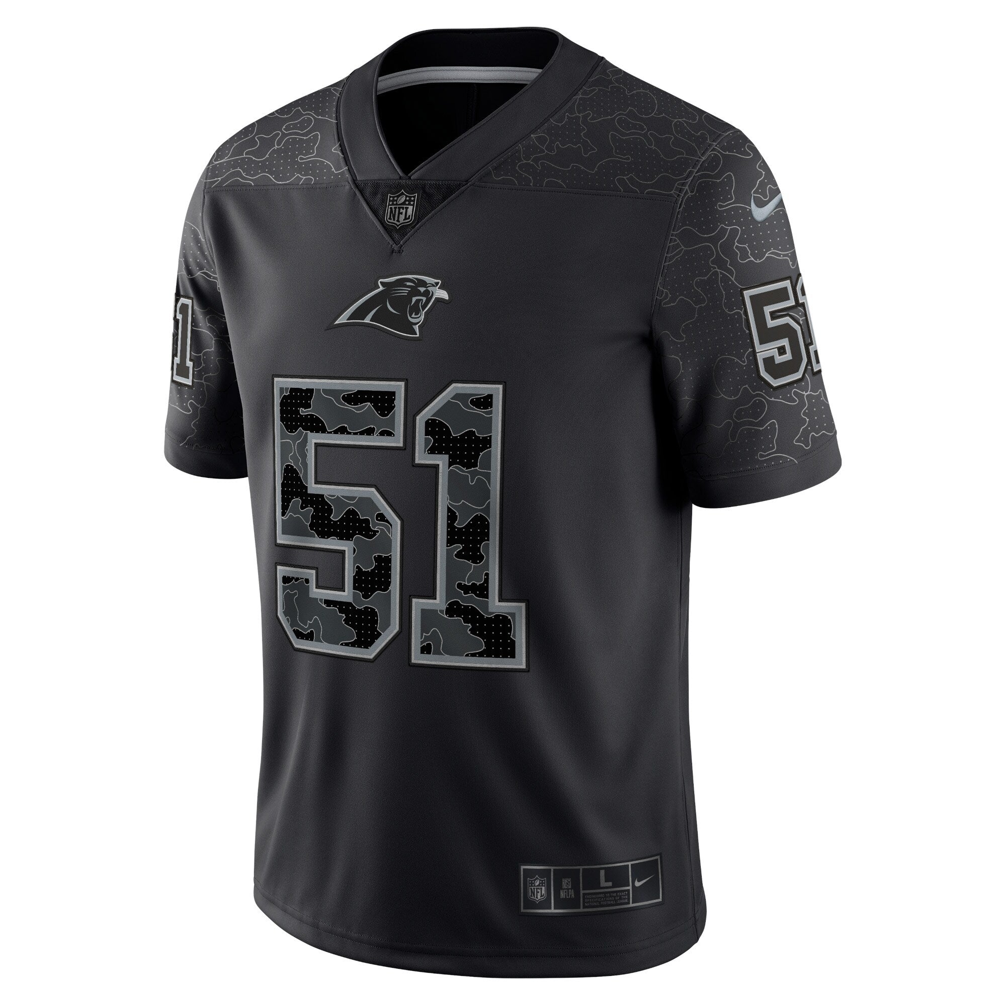 Sam Mills Carolina Panthers Nike Retired   RFLCTV Limited Jersey - Black