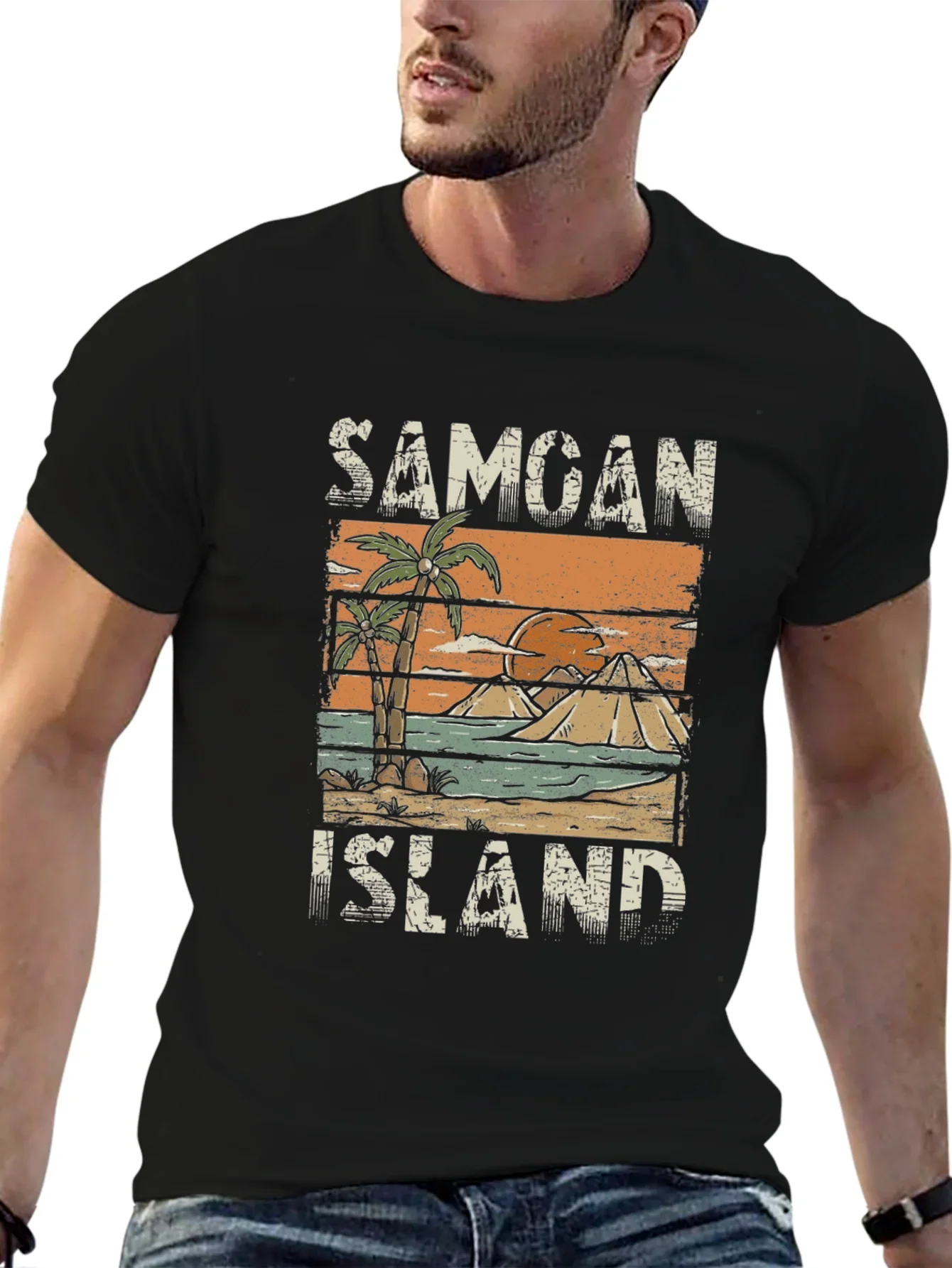 Samoan Island T-Shirt - Tropical Vacation Souvenir Tee