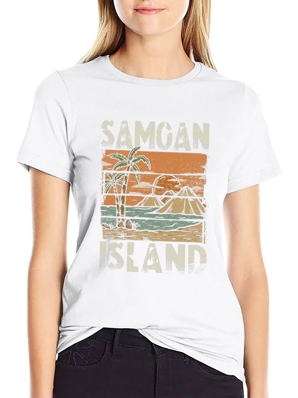 Samoan Island T-Shirt - Tropical Vacation Souvenir Tee