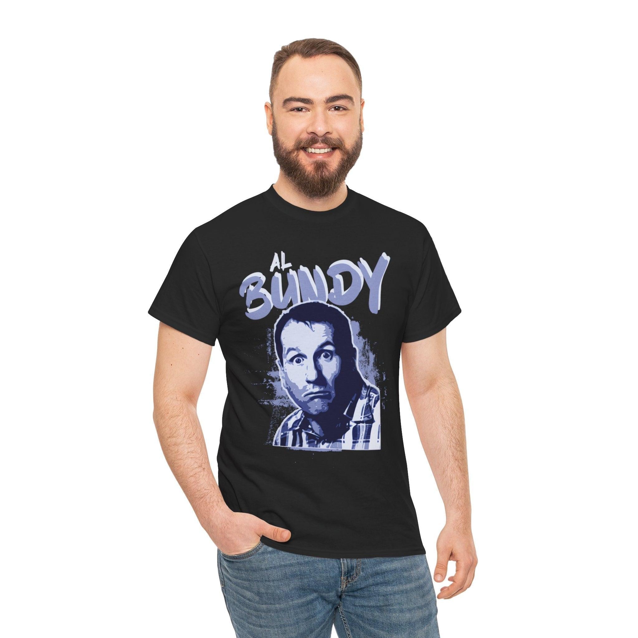 Al Bundy Unisex Heavy Cotton Tee - Funny TV Show Character Graphic T-Shirt, Retro Vintage Design, Classic Sitcom Apparel, Gift for 90s TV