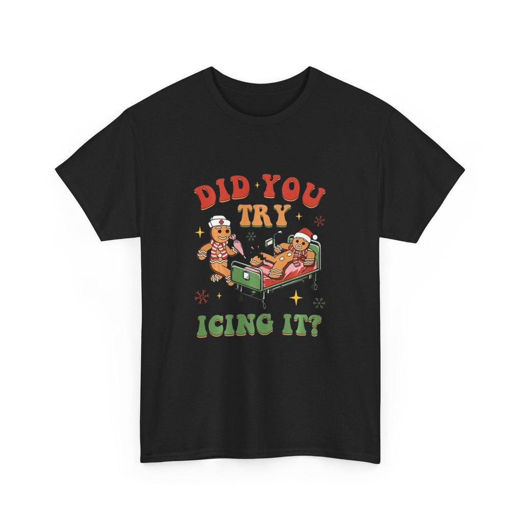 Gingerbread Cookies Unisex Tee, Funny Christmas and Hospital Humor Tshirt, Icing Humor Shirt, Holiday Cookie Lover Gift, Baking Tee
