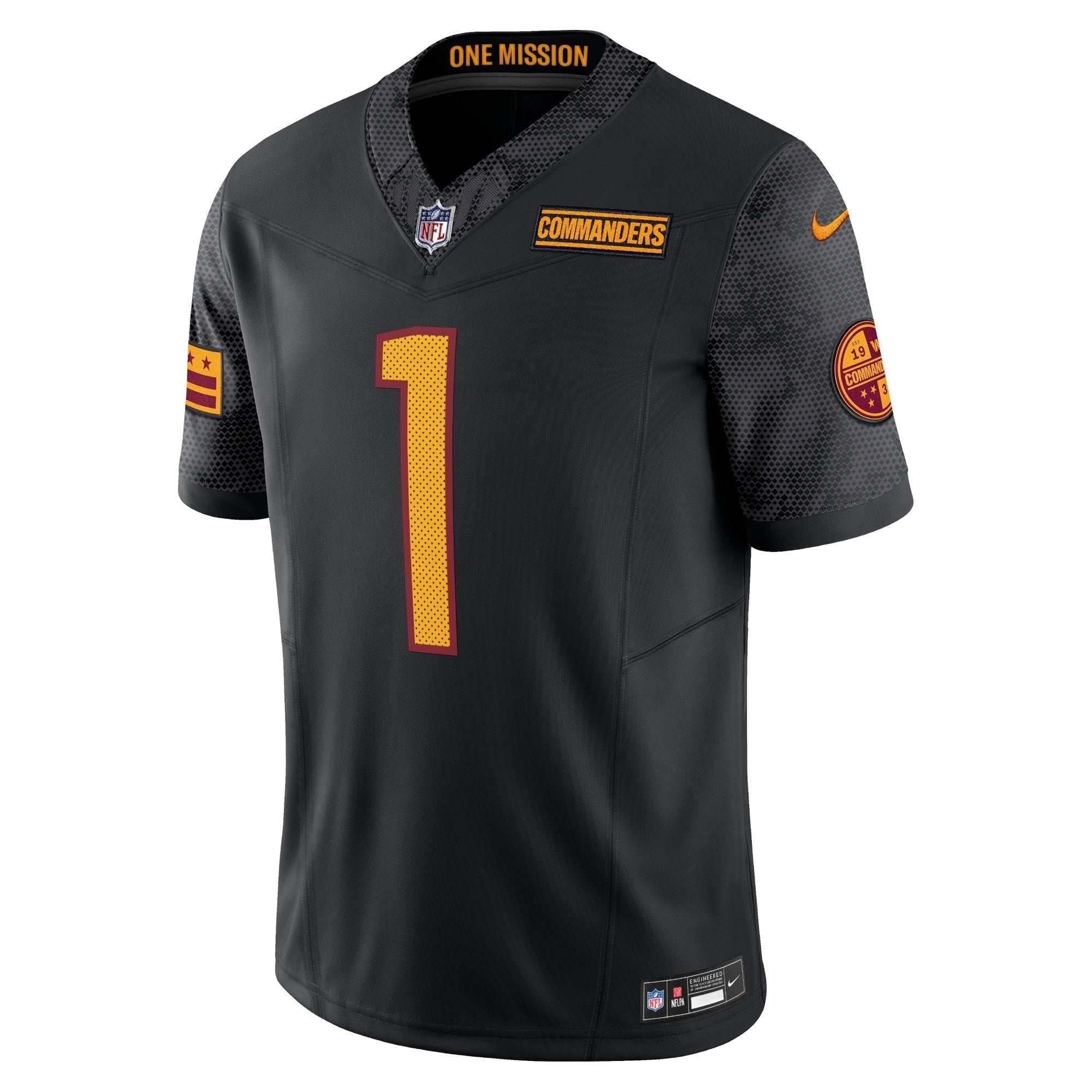 Jahan Dotson Washington Commanders Nike Alternate Vapor F.U.S.E. Limited Jersey - Black