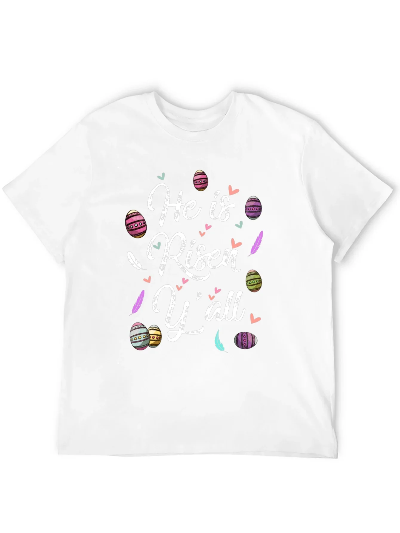 He is Risen Yall Easter Graphic T-Shirt