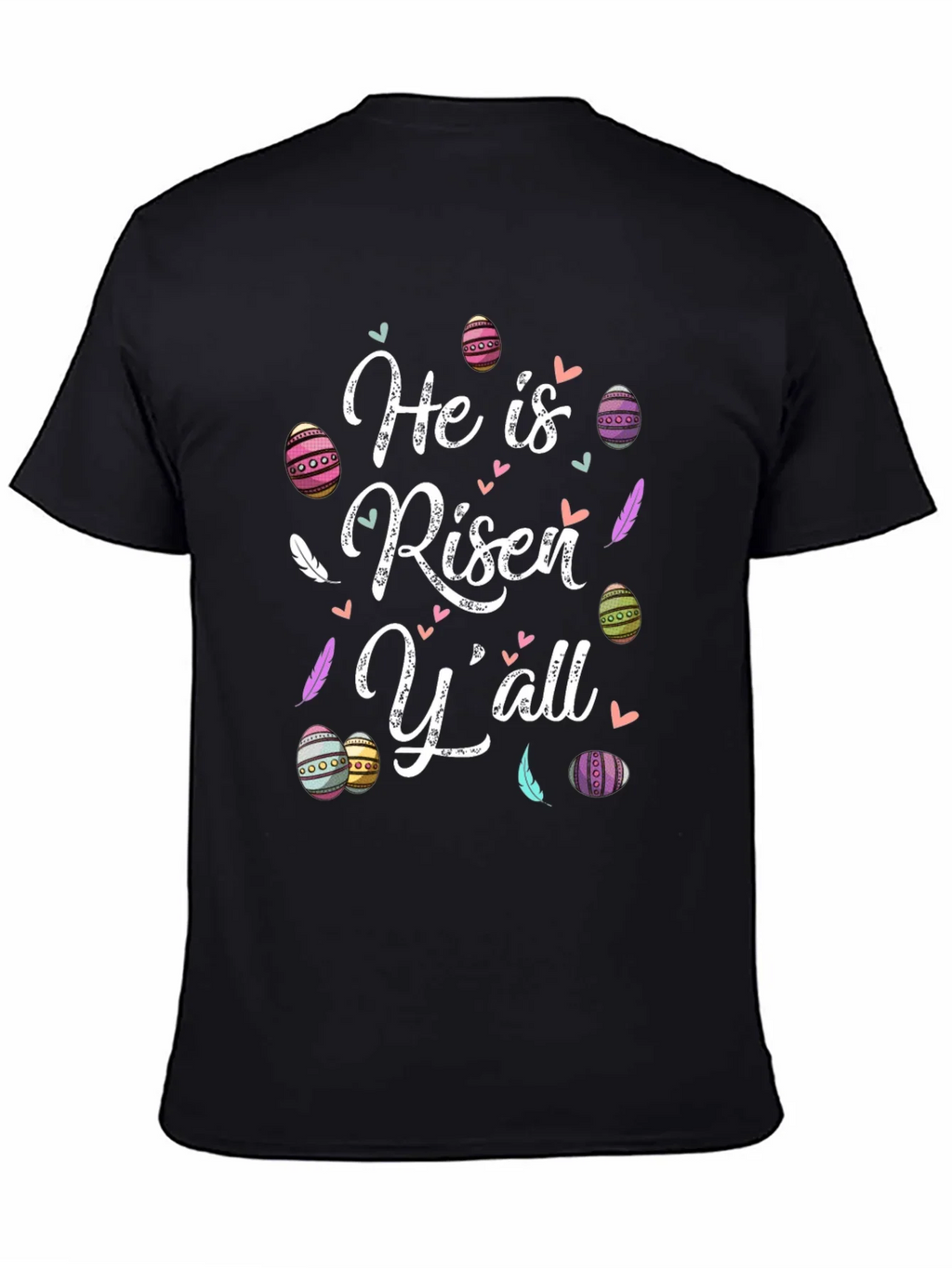 He is Risen Yall Easter Graphic T-Shirt