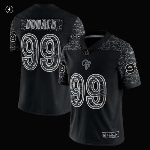 Aaron Donald Los Angeles Rams Nike RFLCTV Limited Jersey - Black