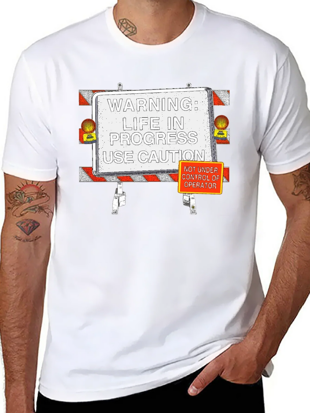 Life in Progress T-Shirt: Caution Edition