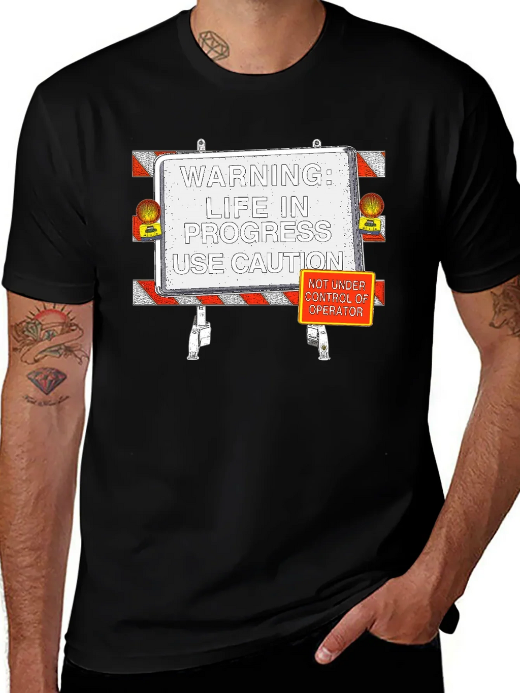 Life in Progress T-Shirt: Caution Edition